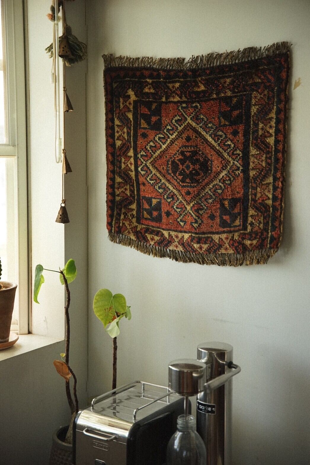 968 -Semi Antique Qashqai rug