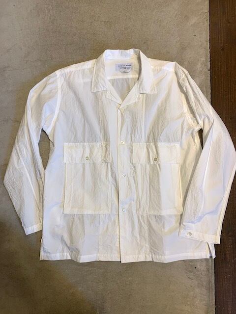 ENDS and MEANS / Corfu Shirts L/S / Off White | thehunt powered by BASE