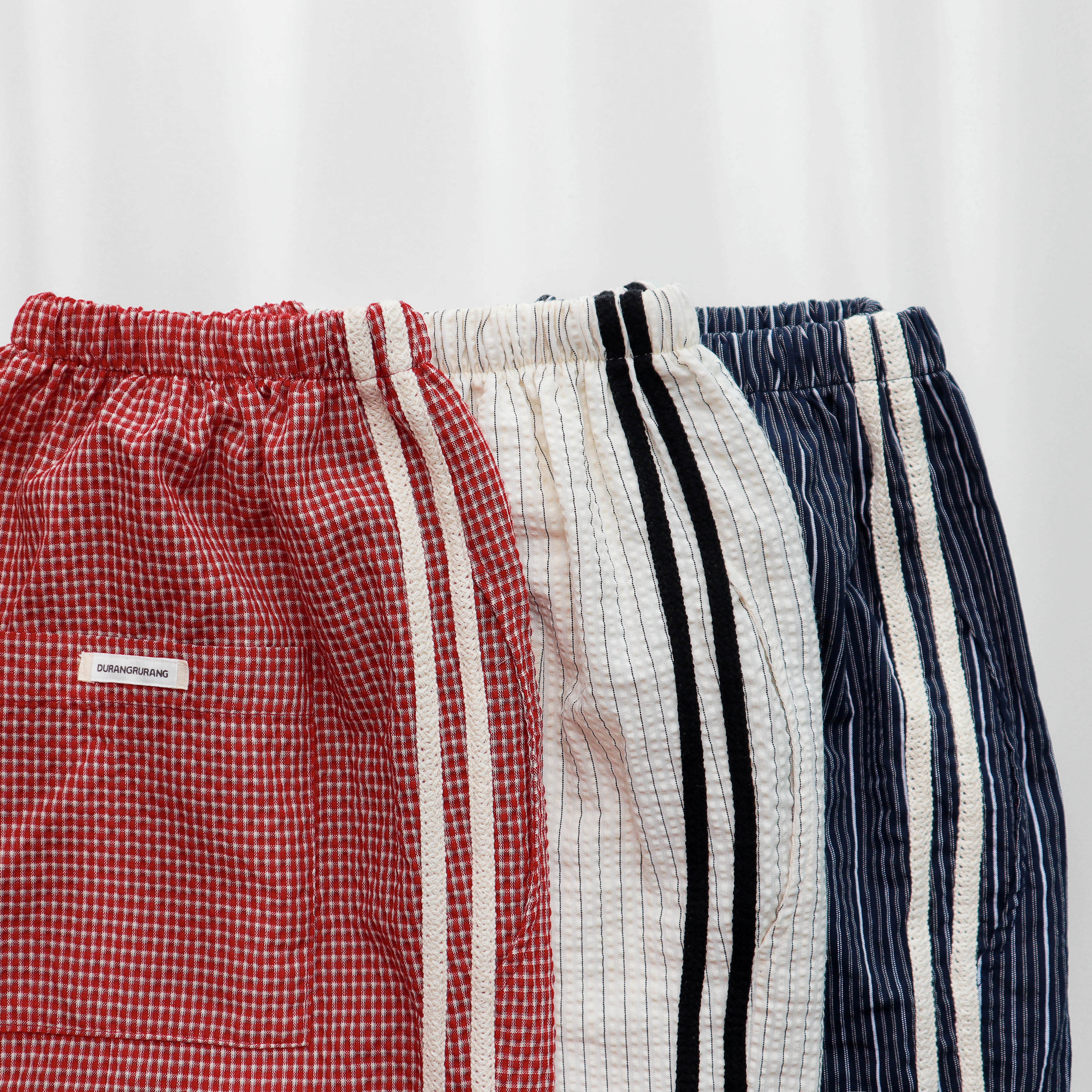 在庫確保済【DURANG RURANG】Cotton Ribbon Track Pants (3color)