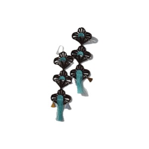 【BANSAN】Lucky Charm Pierce (茶) [spring accessories]