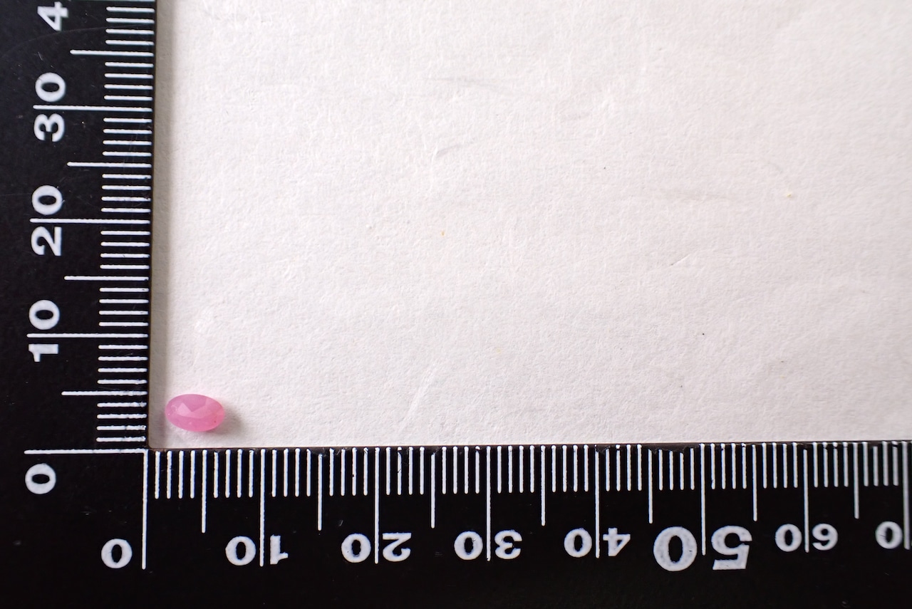 非加熱ピンクサファイア　0.43ct　 [D6-161]