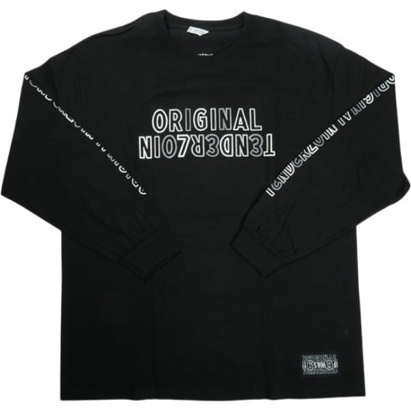 Size【XL】 TENDERLOIN テンダーロイン LONG SLEEVE TEE 2B BLACK ロン