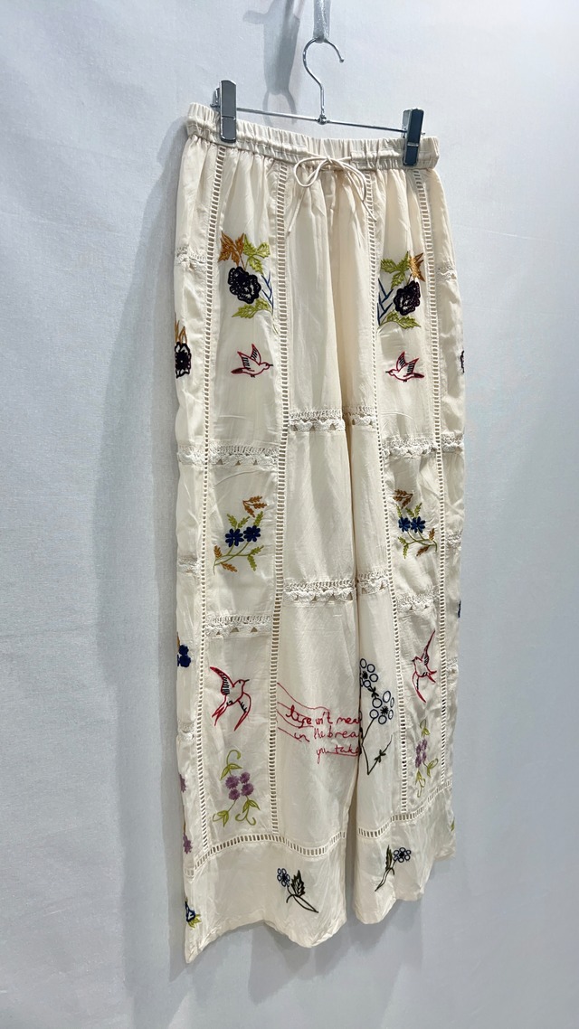 【TODAYFUL】Embroidery Patchwork Trousers（要お問い合わせ）