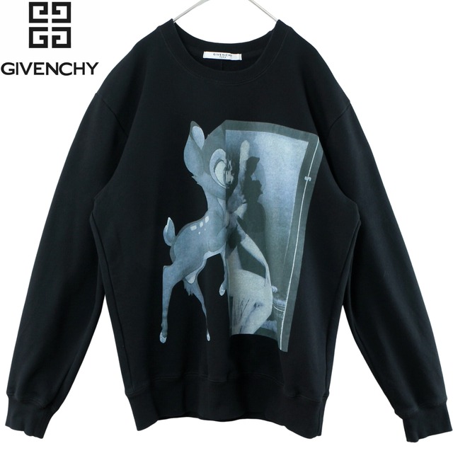 GIVENCHY ジバンシー スウェット バンビ トレーナー モノクロ ...