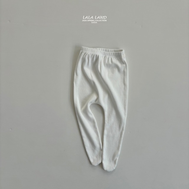 【予約】b. Cheese Rib Footed Leggings