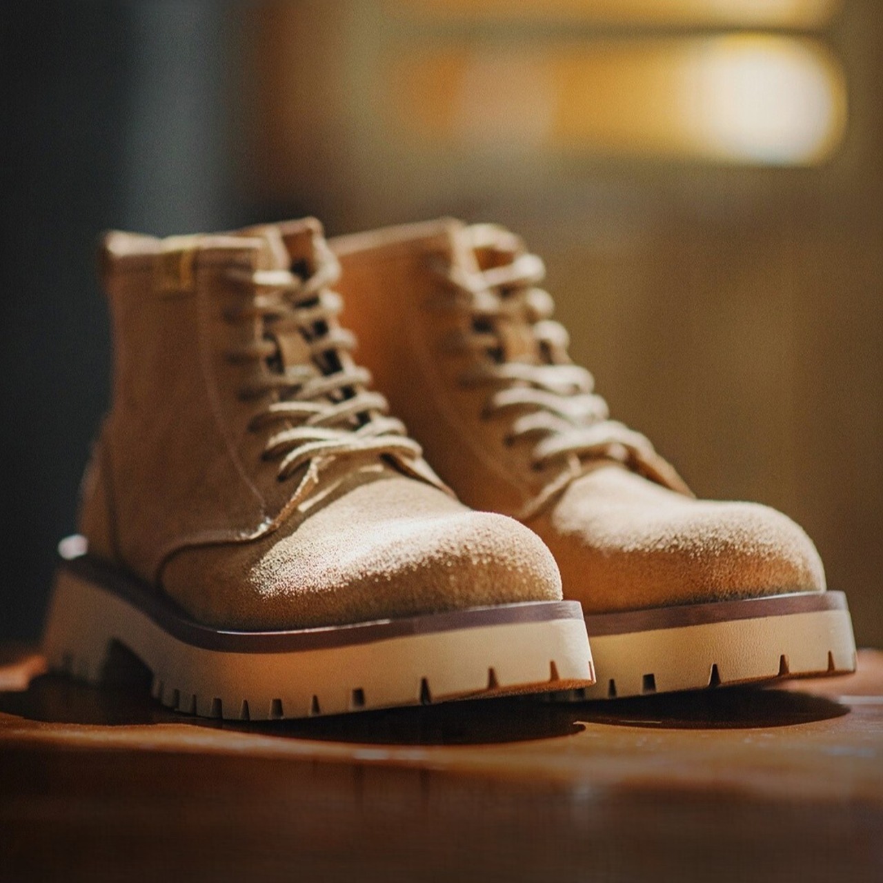 Cow Suede High-Top Ankle Boots / カウ スエード ハイトップ アンクル ブーツ