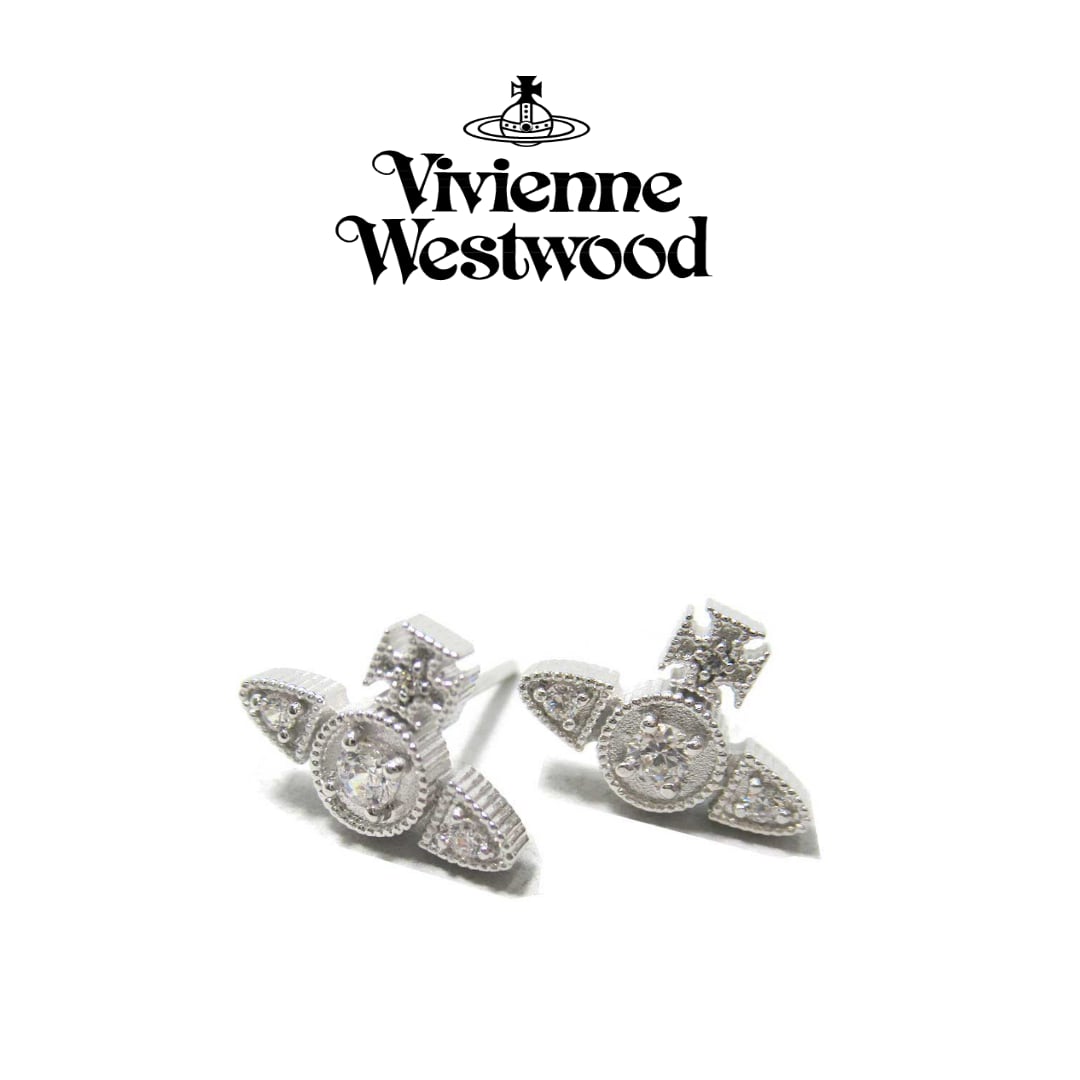 vivienne westwood シルバー925製 タイニーオーブ ピアス - ピアス(両耳用)