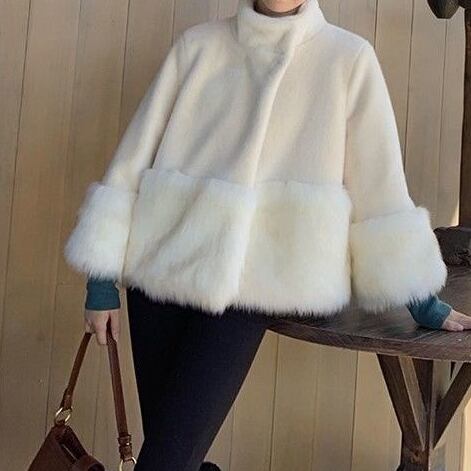 【新品未使用】Eco volume fur coat