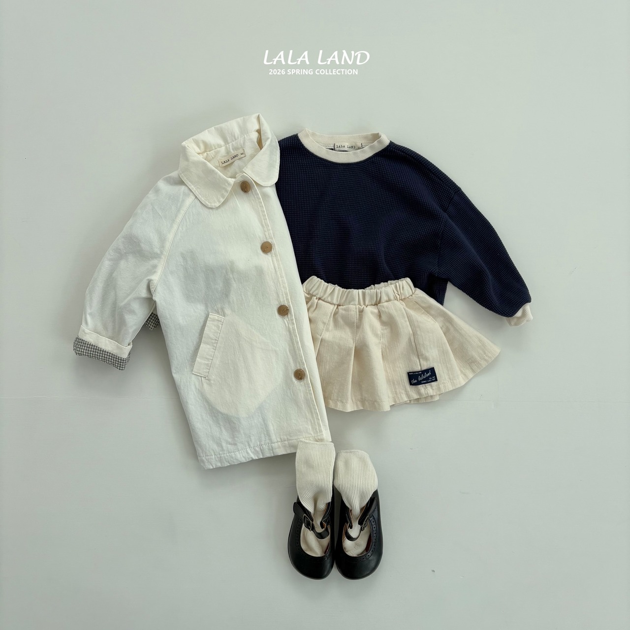 LALALAND 26/SS (Kids)Waffle 2color MTM