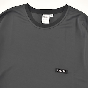 P Long T-shirts :ダークグレー