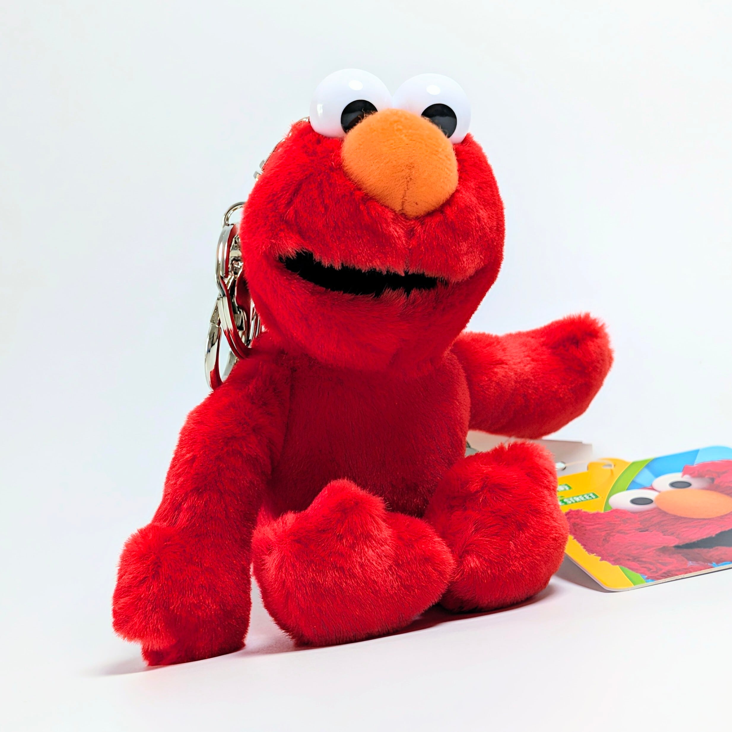 ✨️肌触り良すぎて…(。-ω-)zzz…(。゚ω゚) ハッ!✨️☆【 SESAME STREET( セサミストリート ) 】 エルモ / ぬいぐるみキーホルダー / プラッシュキーホルダー / マスコット 〚アメリカン雑貨 アメトイ〛