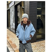 【暖かさUP】裏起毛ファー ジャケット T1902