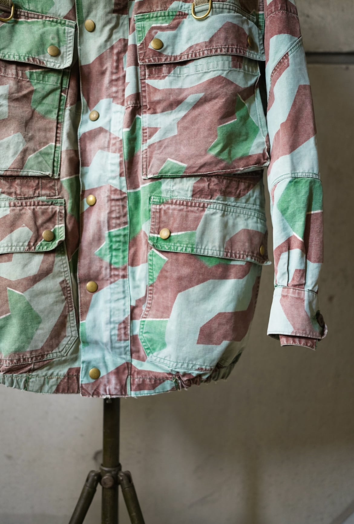 東ドイツ軍空挺部隊パラシュートジャケット&パンツセット 雰囲気抜群 1950s フレンチアーミー TAP47 パラトルーパー