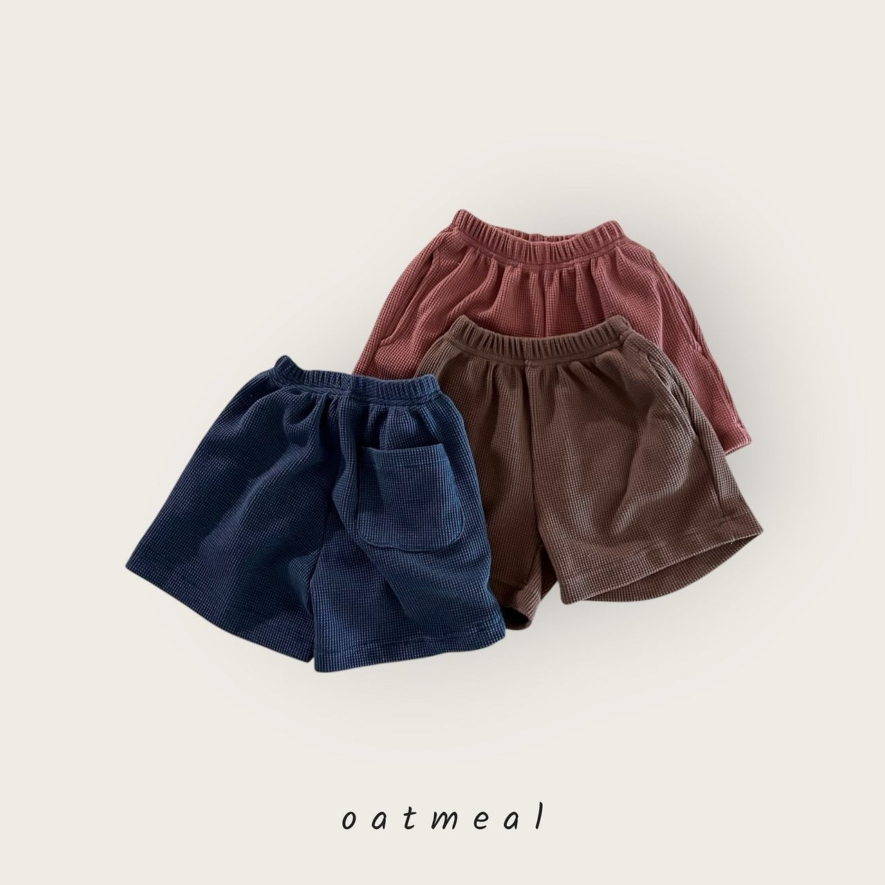 《即納》送料無料 【oatmeal】Butter waffle shorts