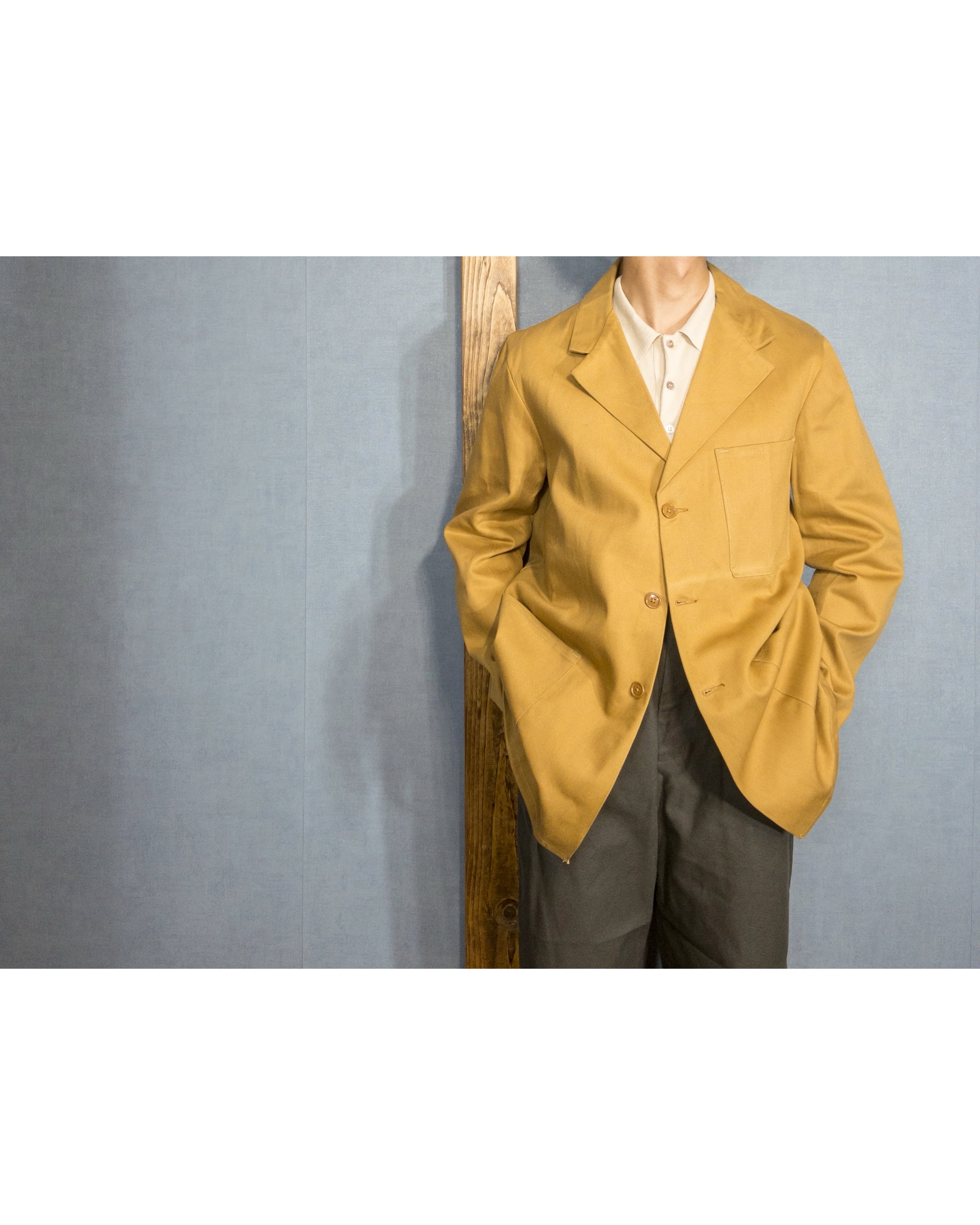50s Pexwear イギリス ブルードリル ワーク ヴィンテージ ジャケット