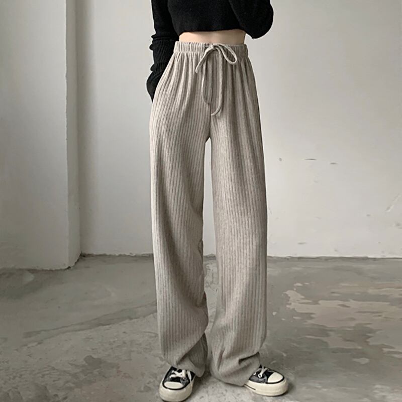 ウェストパンツ オータムウィンタールーズ薄手カジュアル 秋物 冬物 萌量不足2454943381