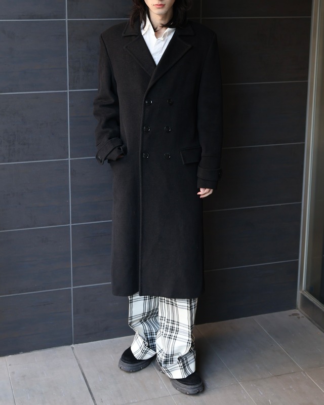 double breasted 6b long coat