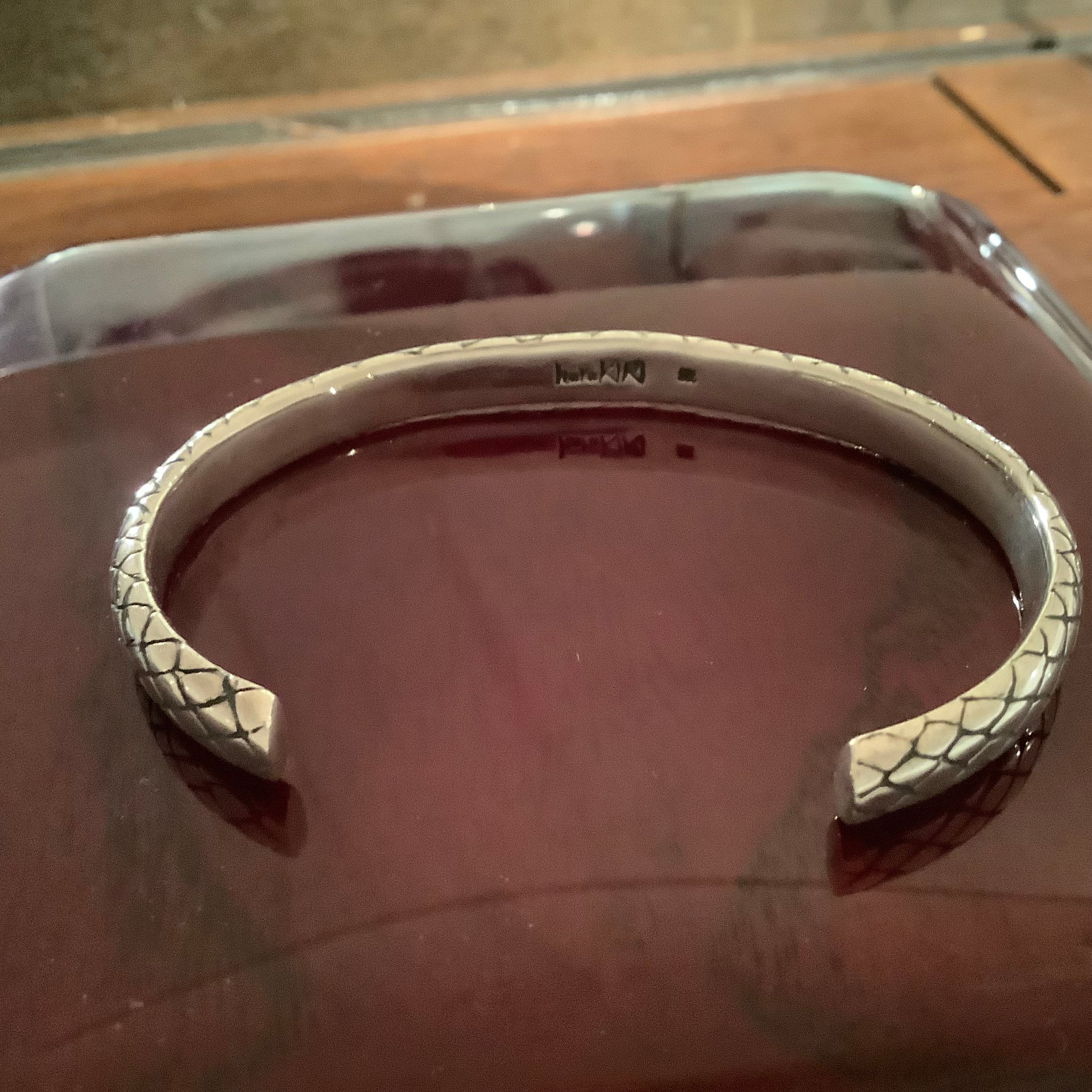 アクセサリー harakiri snake bangle haraKIRI ハラキリ スネークバングル（大）Silver Jewelry