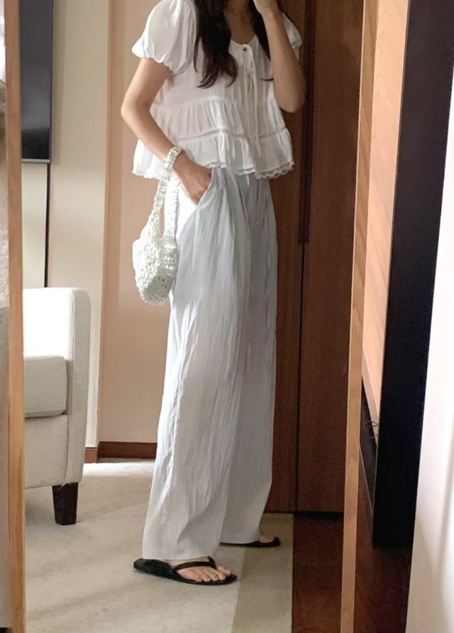 (予約) LITER / Sha sha blouse 2color
