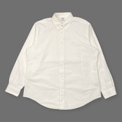 Brooks Brothers 1818 ブルックスブラザーズ REGENT BD ストライプ ボタンダウン 長袖シャツ XL/ホワイト メンズ
