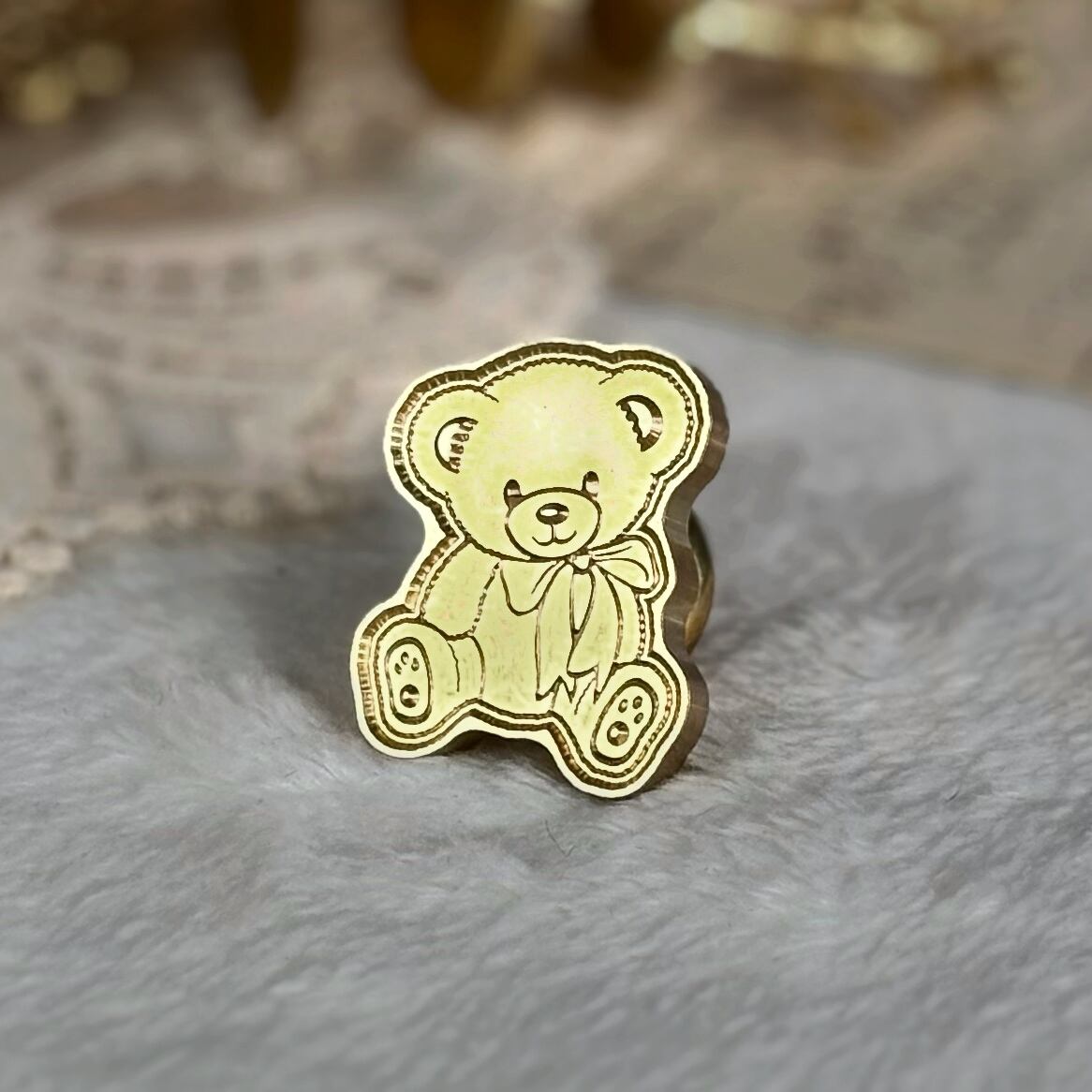 【縦27㎜×横20㎜】ダイカット リボンベア #SWH-144