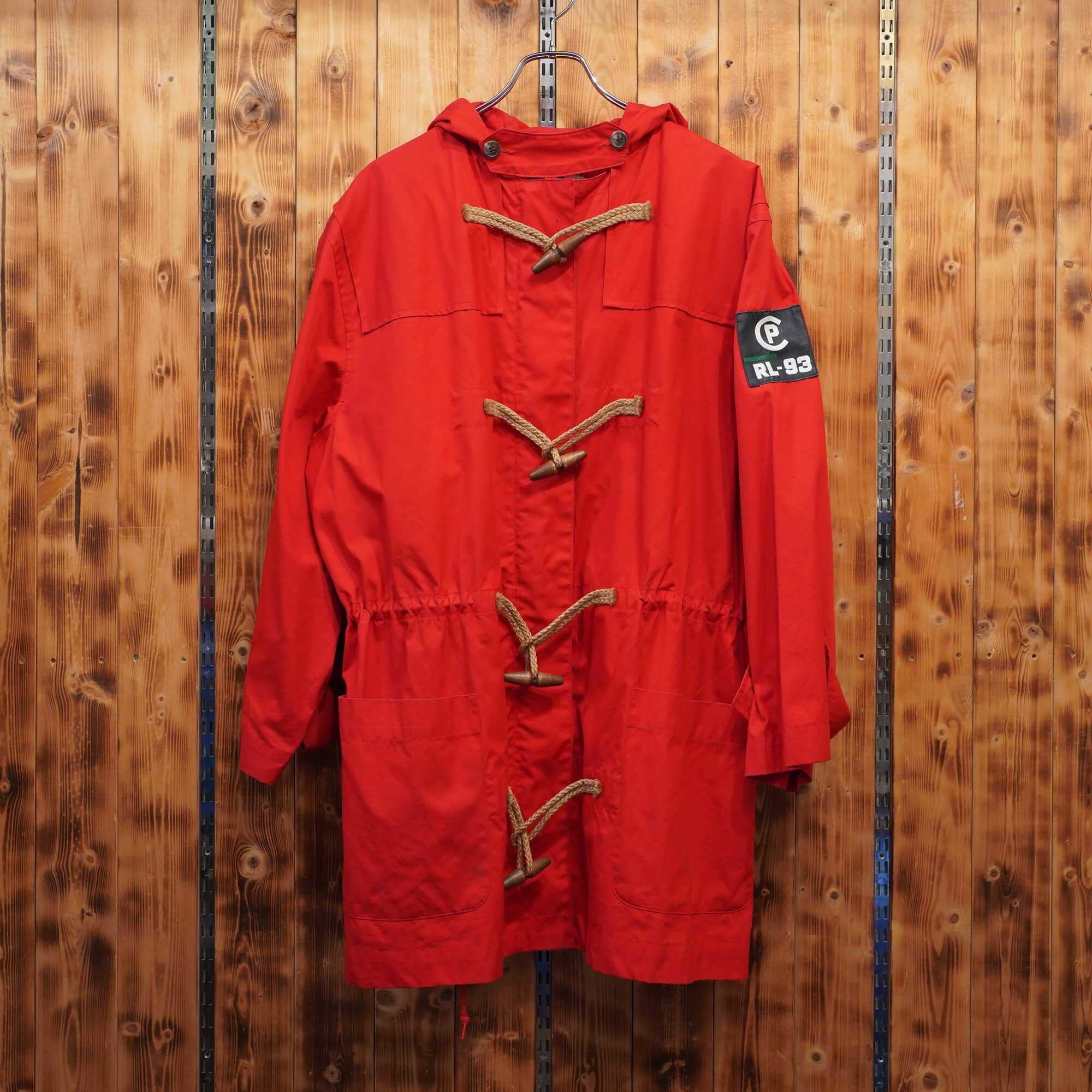 ralphlauren rl-93 ダッフルコート レディースM(男性でも着用可能) ラルフローレン 赤