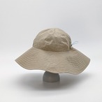 BD-BB107 Cotton Canvas Draw BIg Brim Hat - BEG