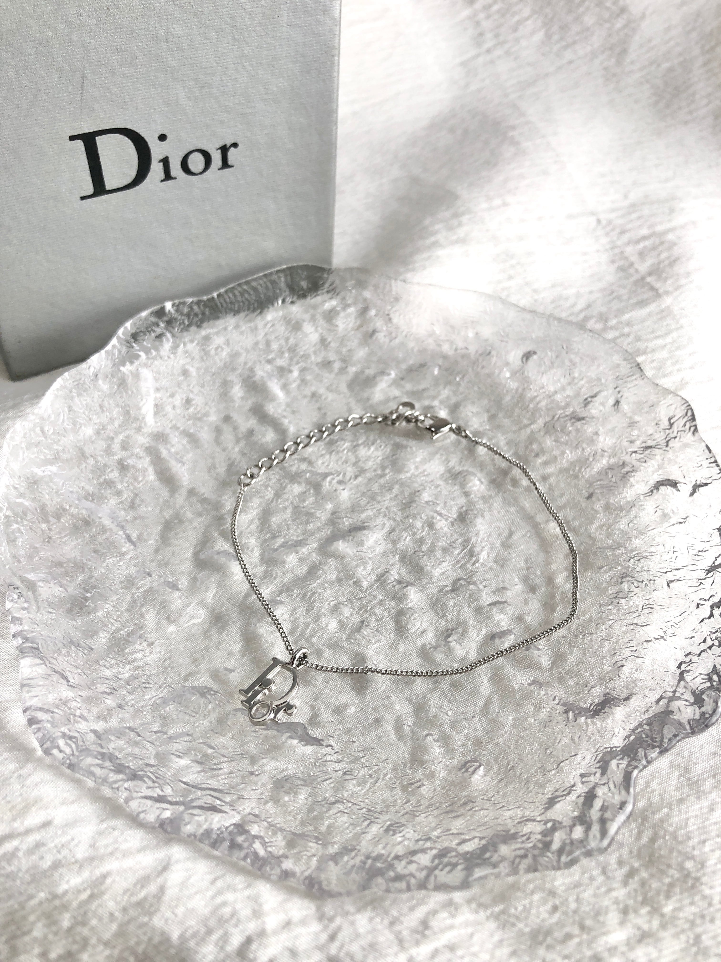 Christian Dior クリスチャン ディオール ブレスレット シルバー ロゴ vintage ヴィンテージ オールド dcipgd