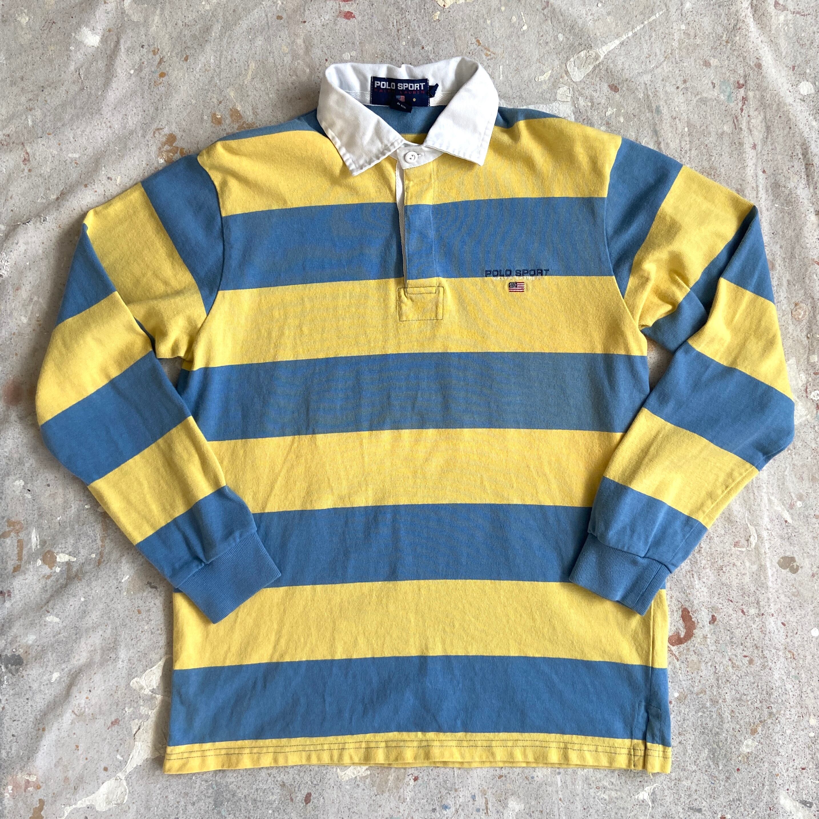 1990s Ralph Lauren Polo Sport L/S Polo Shirt S F815