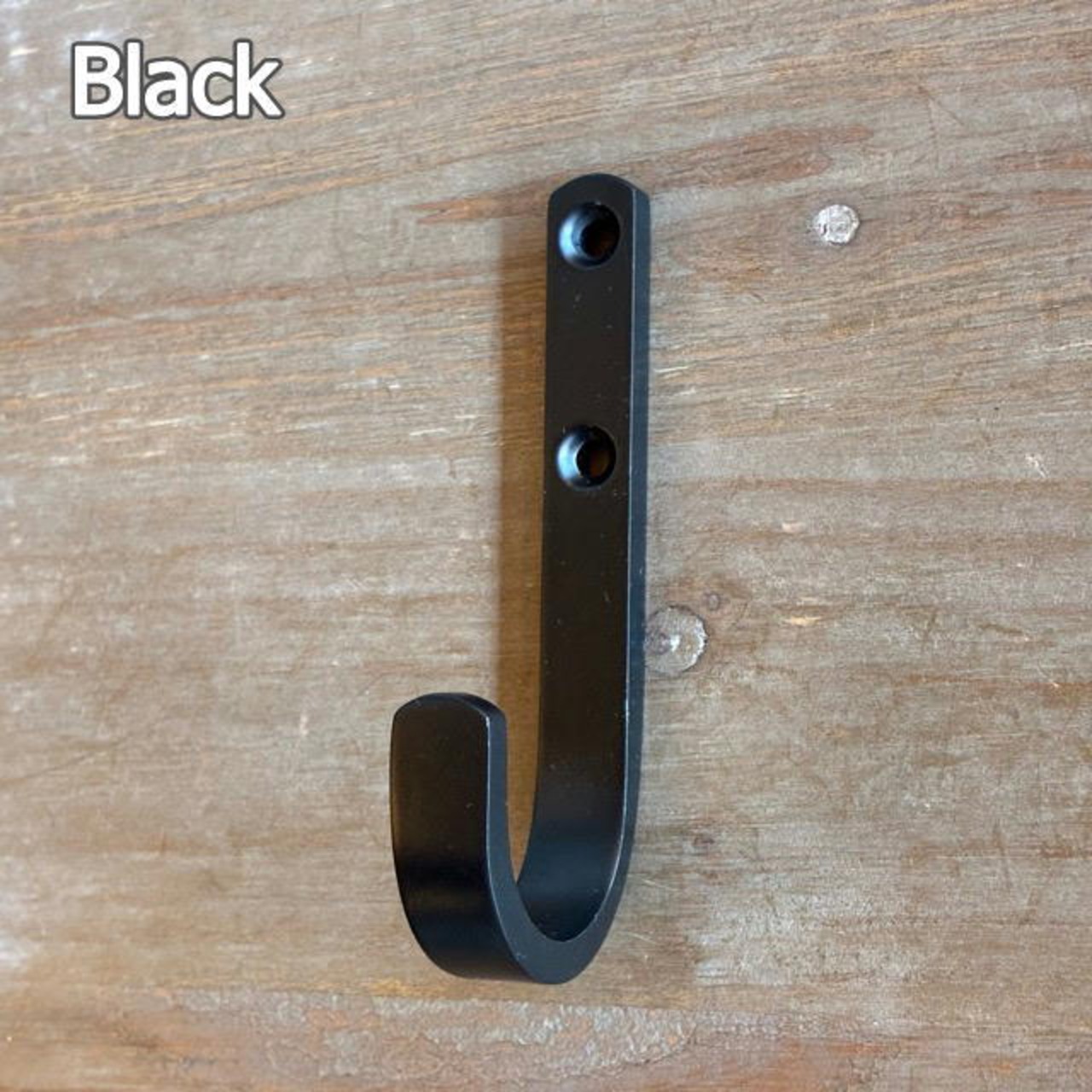 India Iron hook 2color　インド　アイアンフック　全2色　ブラック　ゴールド　DIY　収納　ハンギング　鉄物　壁掛け　ポールフック　ウォールフック　シングルフック