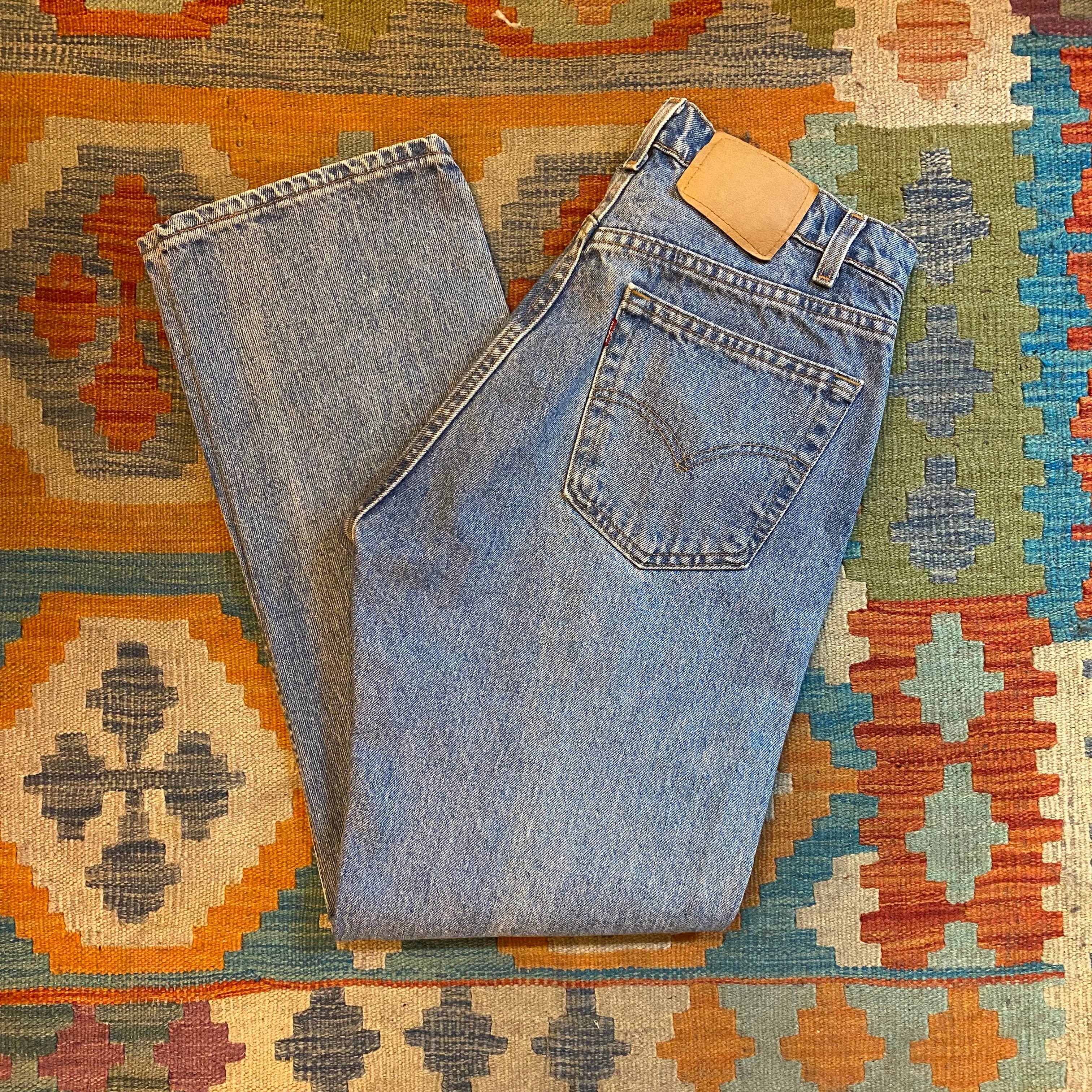 1997年7月USA製 Levi’s505 テーパードデニムパンツ 33×30