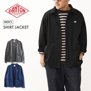 DANTON [ダントン] M SHIRT JACKET [DT-B0396 TCC]  シャツジャケット・アウター・シャツジャケット・メンズ・男性用・MEN'S [2026AW]