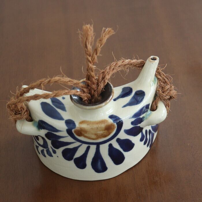 やちむん 常秀工房 抱瓶 Yachimun Sake bottle (Dachibin) #318-2 | 和