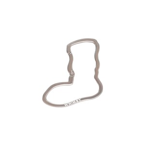 WHIMSY / SOCKS LOGO CARABINER / SILVER