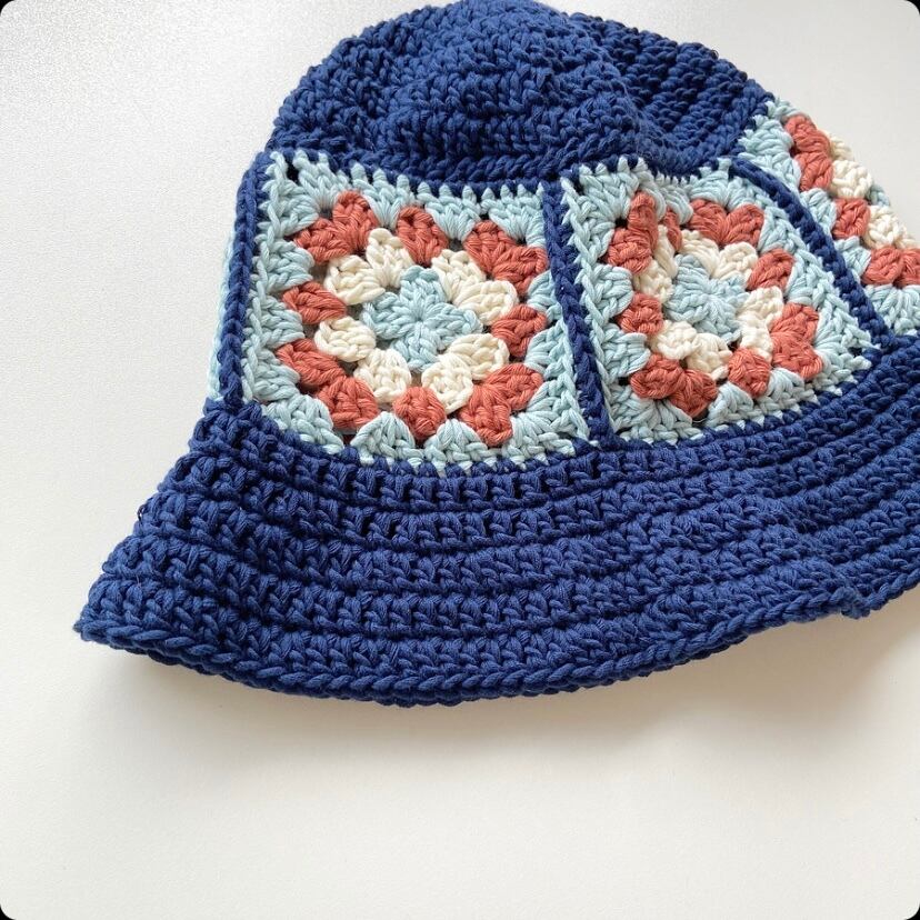 一点もの】crochet hat クロシェハット クラッシャーハット 帽子