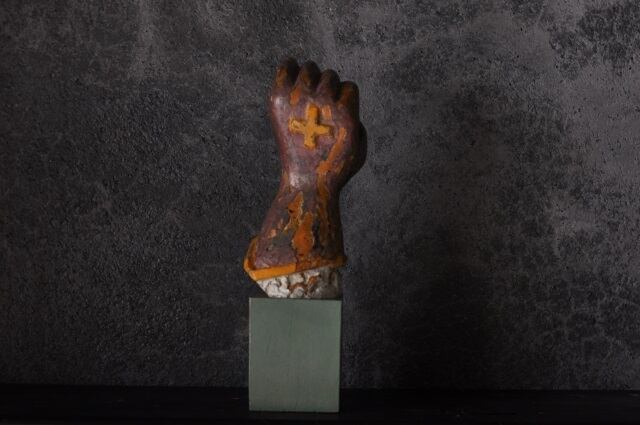 18世紀聖人像の手