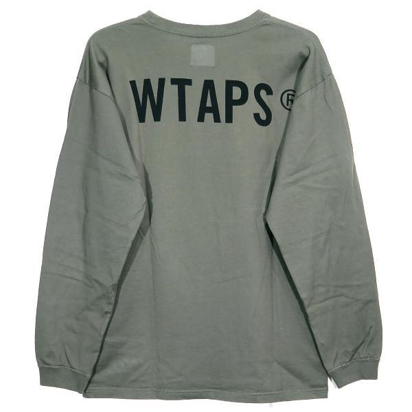 WTAPS ロングTシャツ Mサイズ ダブルタップス オリーブドラブ ロンT