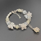 イエローパール×パステルイエローのブレスレット(No.17)