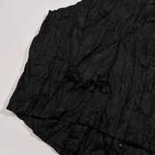 希少 レア ISSEY MIYAKE MEN イッセイミヤケ メン シワ加工 カラフルボタン ジレ ベスト サイズ M /ブラック/ビンテージ