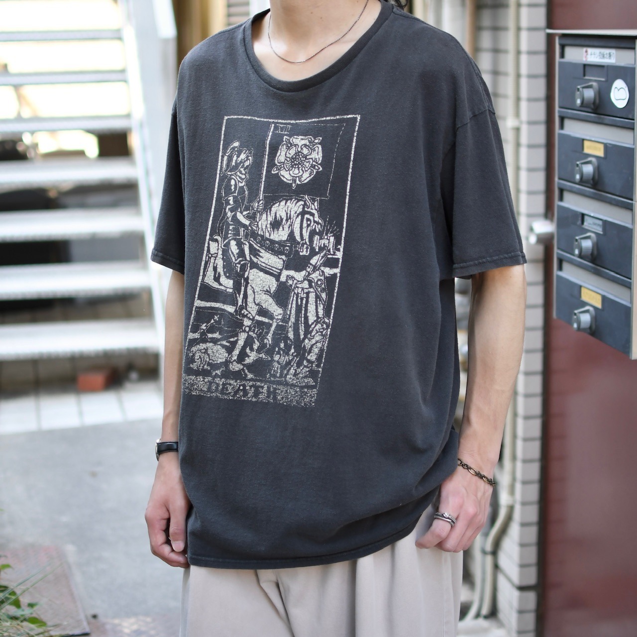 XⅢ tarot card print tee