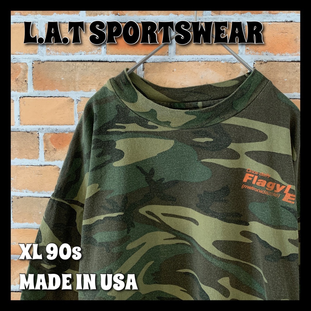 L.A.T SPORTSWEAR】80s ヴィンテージ Tシャツ USA製 | 古着屋手ぶらがbest