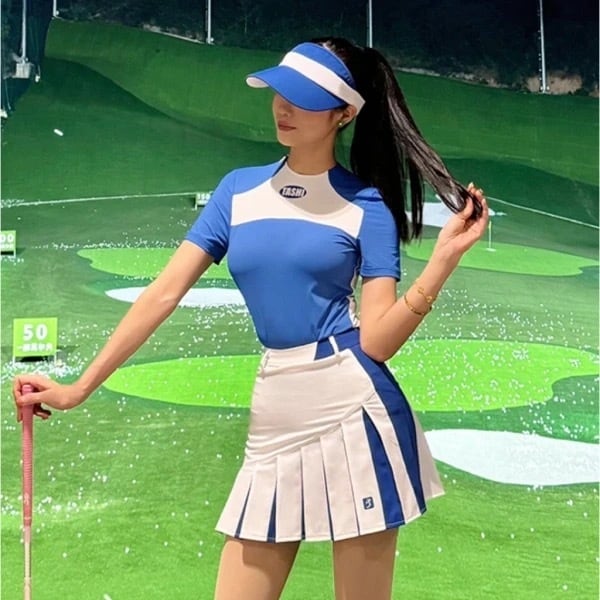 美品♡ゴルフウェア♡韓国ゴルフウェア♡ノースリーブ♡スカート 楽天市場】ゴルフウェア レディース おしゃれ 韓国 服