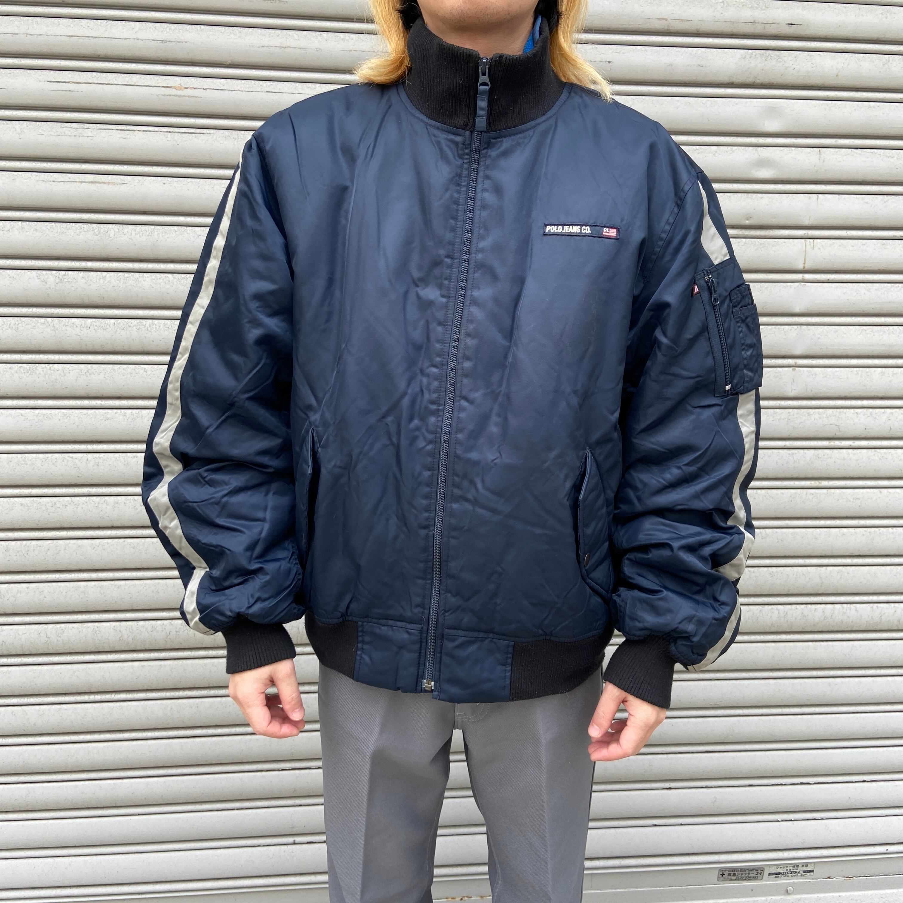 送料無料』90s POLO JEANS ラルフローレン フライトジャケット