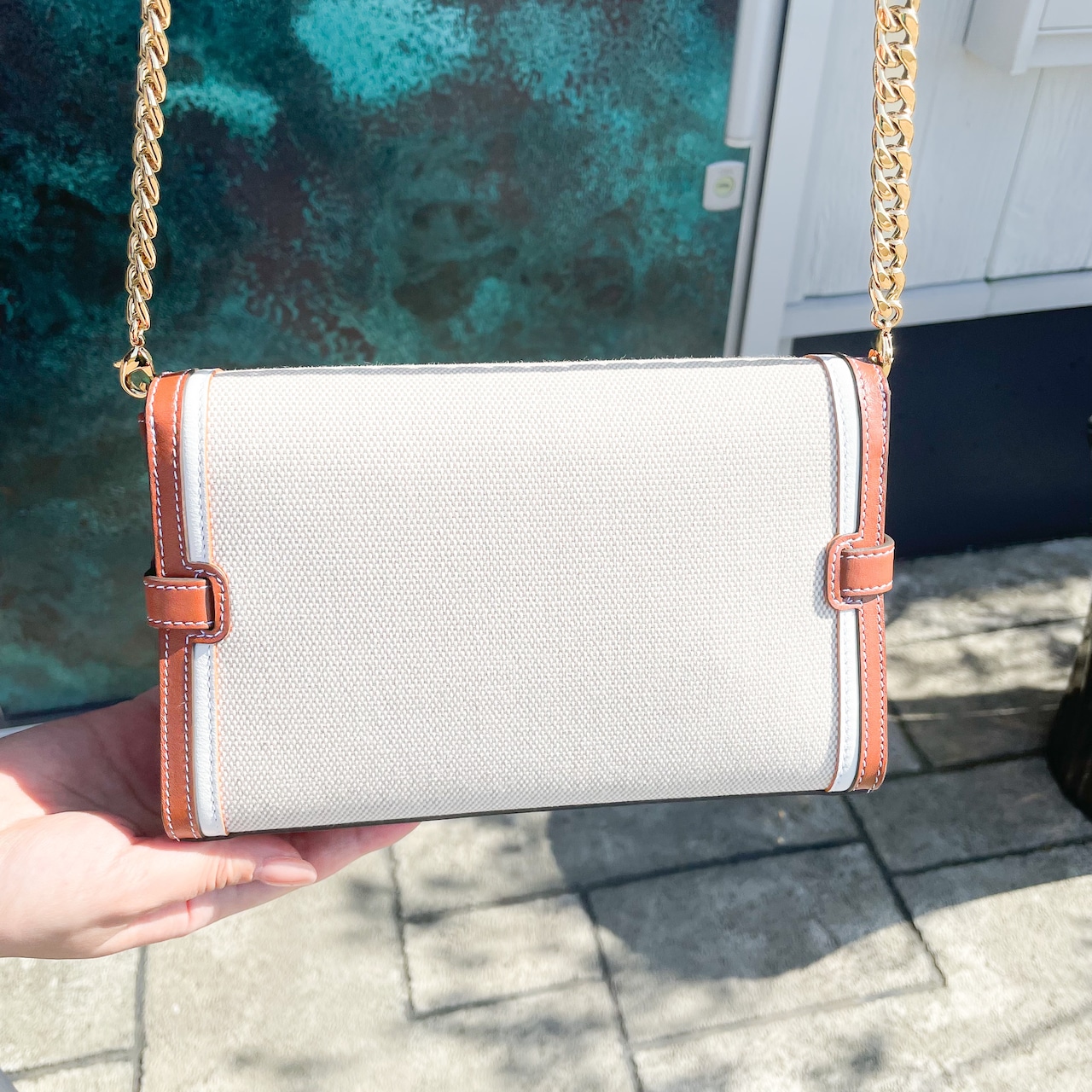 2021年SSモデル DELVAUX タンペート キャンバス×レザーショルダー