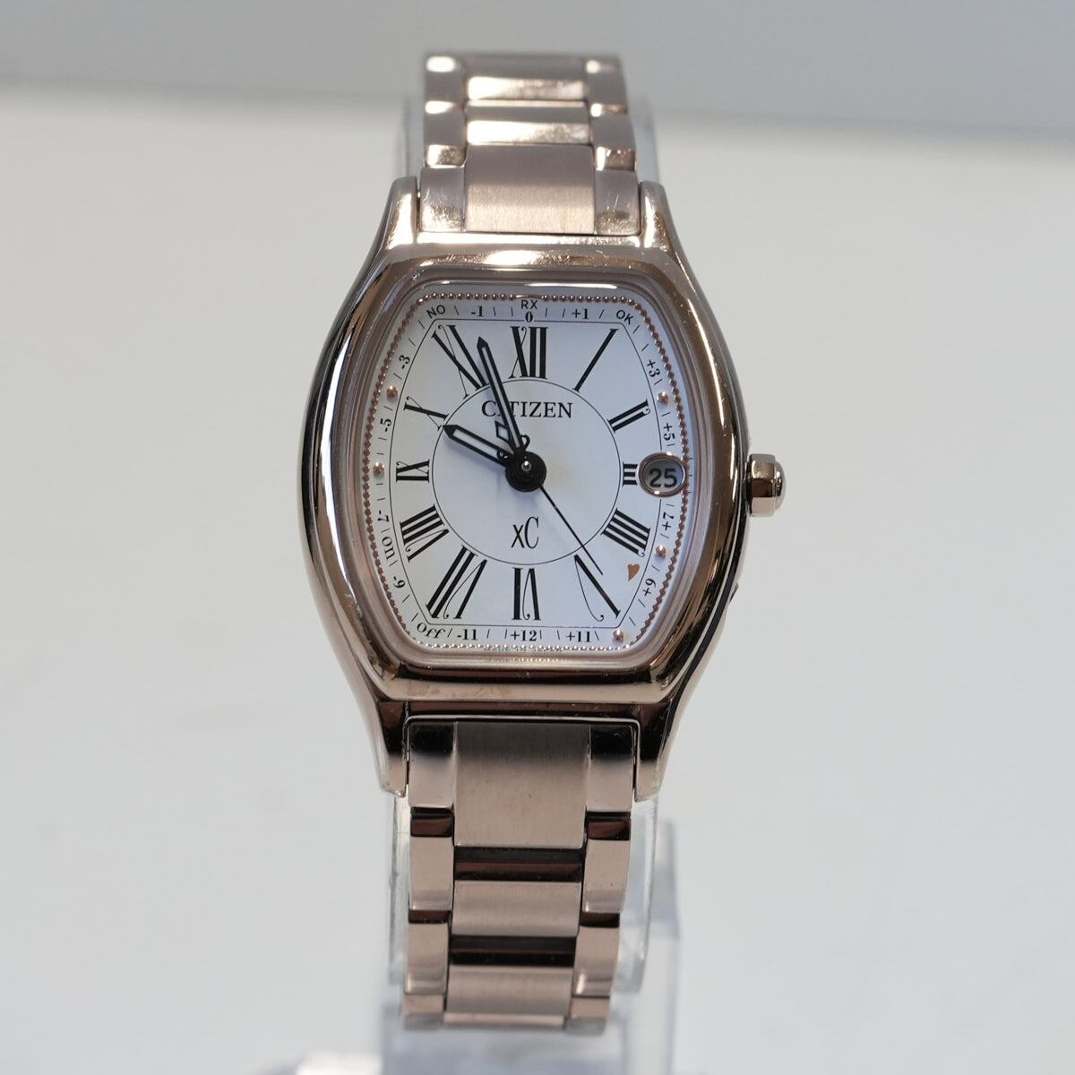 美品 ES9354 51A クロスシー 電波ソーラー シチズン 時計 サクラ CITIZEN XC ティタニア ライン ハッピーフライト ES9354-51A