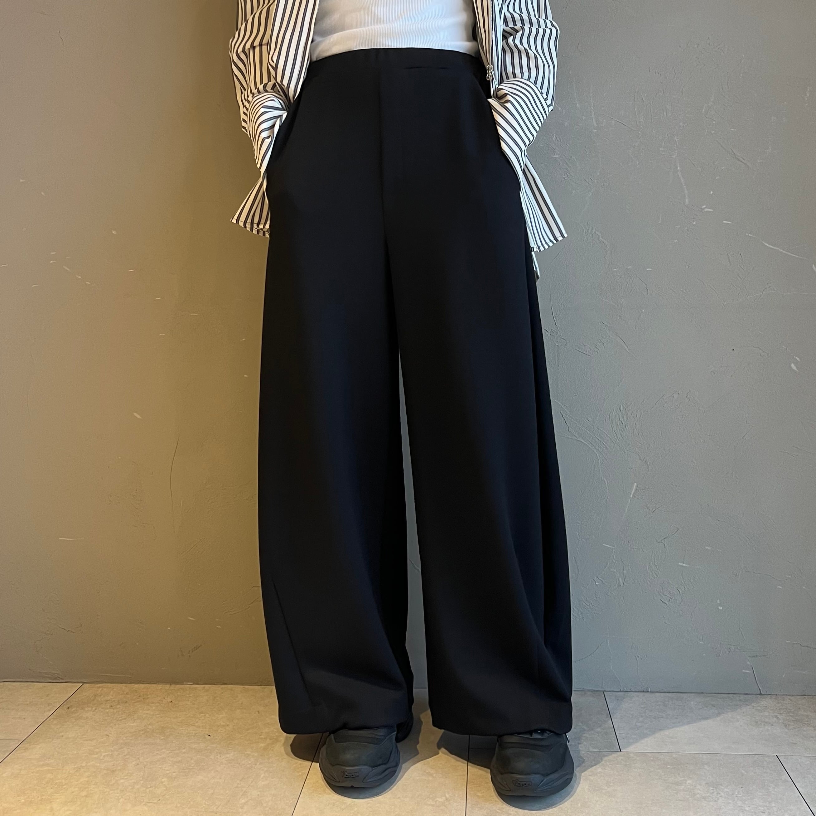 yms_2m様専用ページ【 CYNICAL 】ダンボールスウェットカーブパンツ ブラック