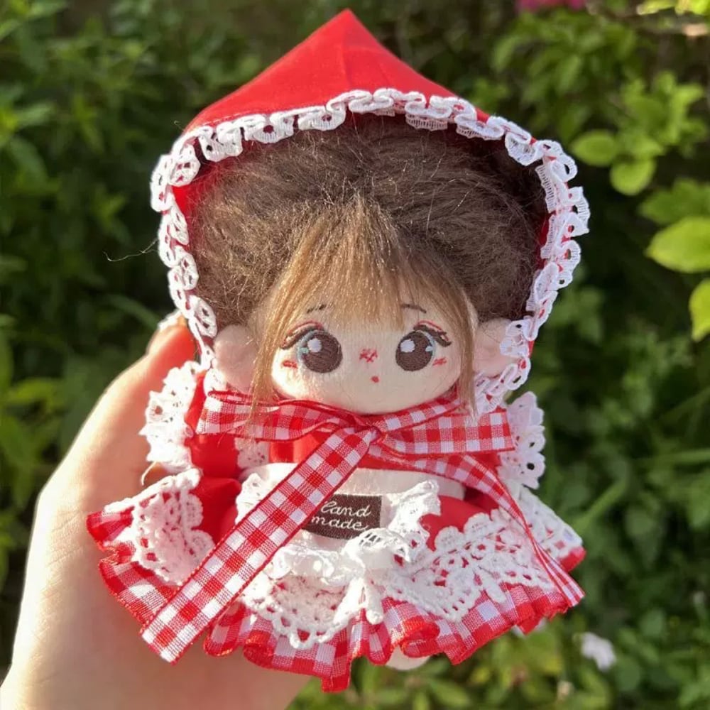 推し活アイテム 撮影用アイテム 10cm 15cm 赤ずきんちゃん 赤頭巾 赤白