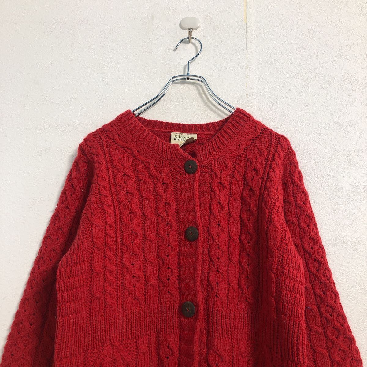 carhartt カーディガン Mサイズ ダークグレー/レッド