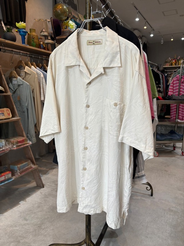 Tommy Bahama シルク×コットン ハワイアンシャツ