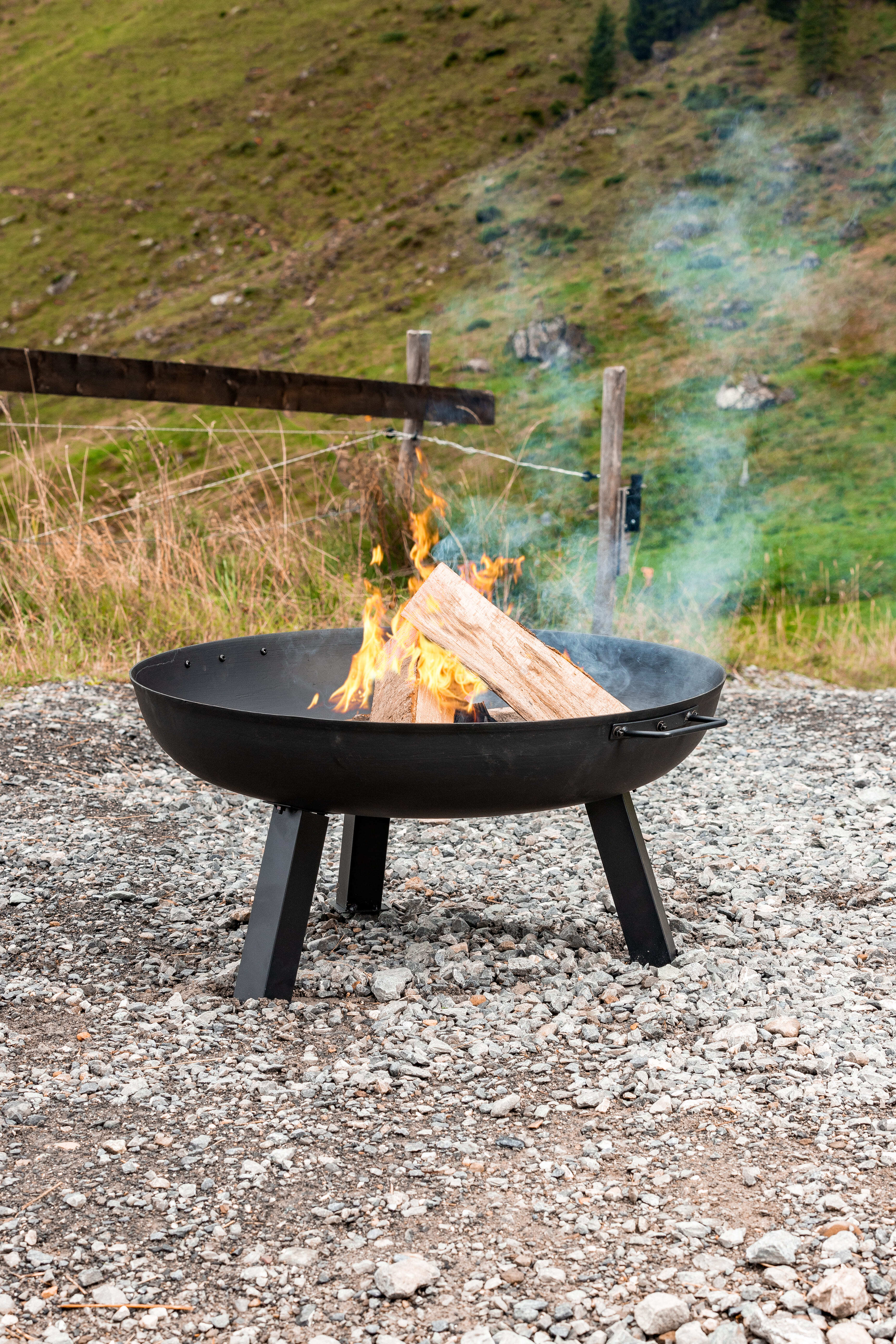 NOUVEL ファイヤーピット ブラックピット 大 アウトドア キャンプ用品